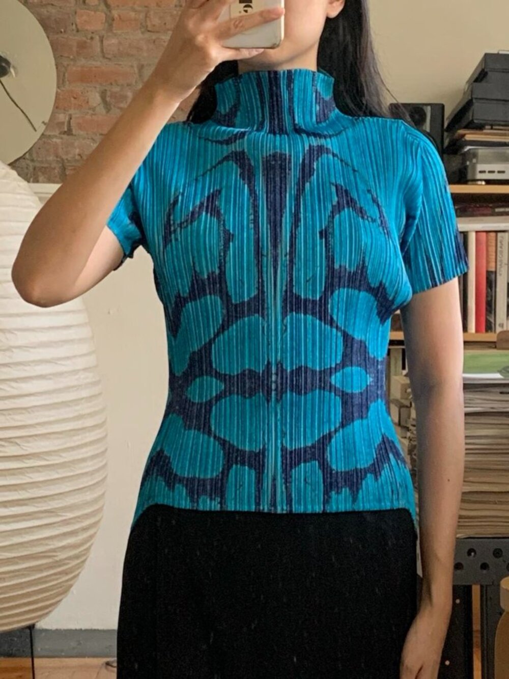 Issey Miyake Pleats Please Mockneck Top JP3